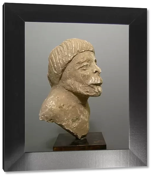 Male Head, 2nd  /  3rd century. Creator: Unknown
