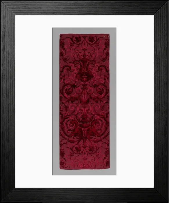 Framed Print : Panel, Lyon, 1860 / 80. Creator: Mathevon et Bouvard Framed Print : Panel, Lyon, 1860 / 80. Creator: Mathevon et Bouvard