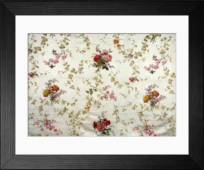 Framed Print : Panel, Lyon, 1860 / 80. Creator: Mathevon et Bouvard Framed Print : Panel, Lyon, 1860 / 80. Creator: Mathevon et Bouvard