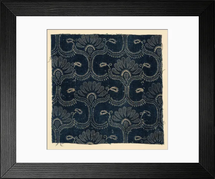 Framed Print : Fragment, France, c. 1790. Creator: Produced by Manufacture Blanc Framed Print : Fragment, France, c. 1790. Creator: Produced by Manufacture Blanc