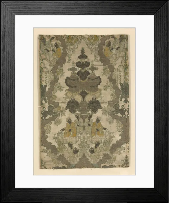 Framed Print : Fragment, France, c. 1708 / 09. Creator: Unknown Framed Print : Fragment, France, c. 1708 / 09. Creator: Unknown