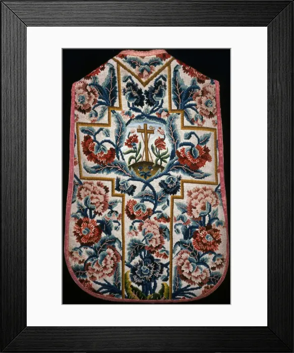Framed Print : Chasuble, England, 1800 / 50. Creator: Unknown Framed Print : Chasuble, England, 1800 / 50. Creator: Unknown