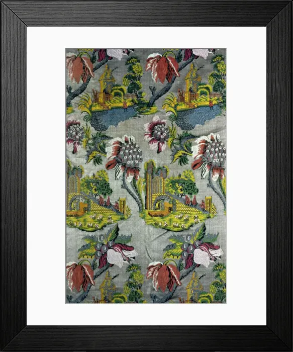 Framed Print : Panel, France, c. 1735 / 36. Creator: Unknown Framed Print : Panel, France, c. 1735 / 36. Creator: Unknown