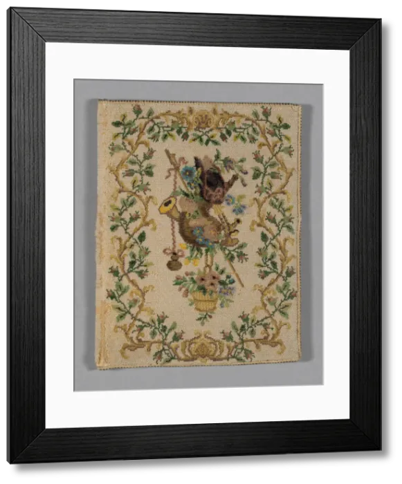 Framed Print : Book Cover, France, late 18th century. Creator: Unknown Framed Print : Book Cover, France, late 18th century. Creator: Unknown