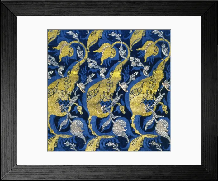 Framed Print : Two Panels, France, 1707 / 08. Creator: Unknown Framed Print : Two Panels, France, 1707 / 08. Creator: Unknown