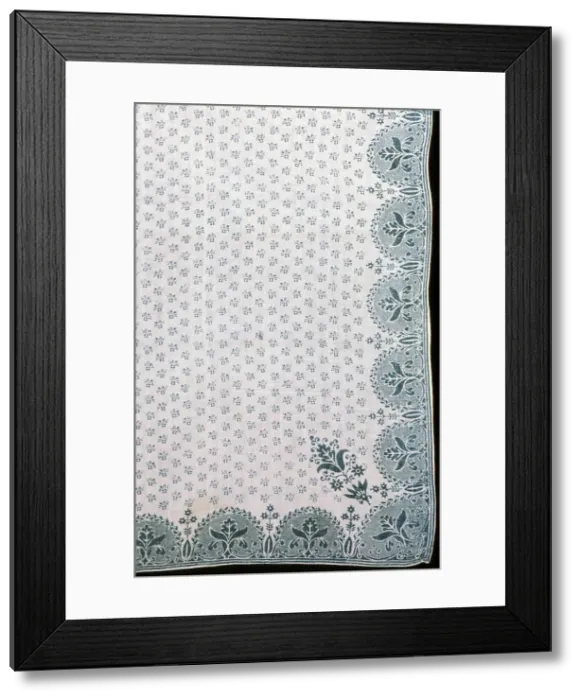 Framed Print : Handkerchief, France, 1801 / 25. Creator: Unknown Framed Print : Handkerchief, France, 1801 / 25. Creator: Unknown