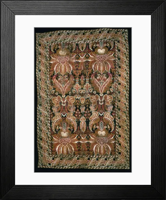 Framed Print : Carpet, France, 1675 / 1700. Creator: Unknown Framed Print : Carpet, France, 1675 / 1700. Creator: Unknown