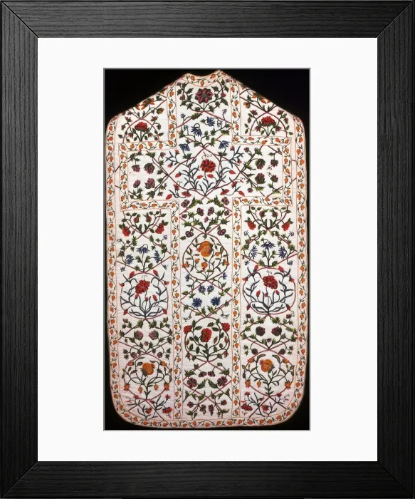 Framed Print : Chasuble, France, c. 1750. Creator: Unknown Framed Print : Chasuble, France, c. 1750. Creator: Unknown