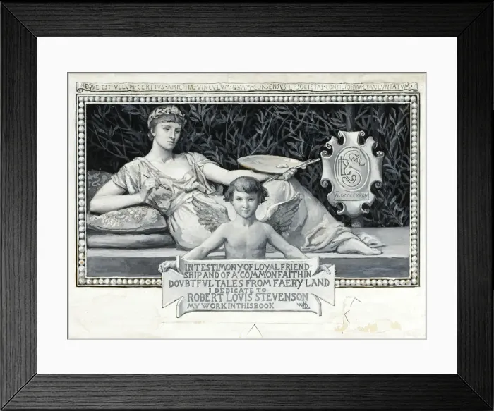 Framed Print : Dedication (for Lamia), 1885. Creator: Will H. Low Framed Print : Dedication (for Lamia), 1885. Creator: Will H. Low