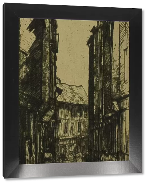 Rue des Halles, Vannes, Brittany, 1906. Creator: Donald Shaw MacLaughlan