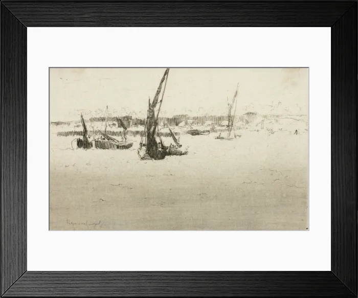 Framed Print : Railway Bridge, Chelsea, 1888-89. Creator: Theodore Roussel Framed Print : Railway Bridge, Chelsea, 1888-89. Creator: Theodore Roussel