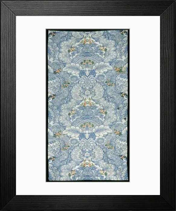 Framed Print : Panel, France, c. 1725. Creator: Unknown Framed Print : Panel, France, c. 1725. Creator: Unknown