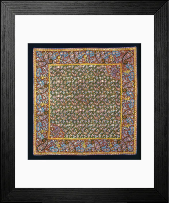Framed Print : Handkerchief, France, c. 1830. Creator: Unknown Framed Print : Handkerchief, France, c. 1830. Creator: Unknown