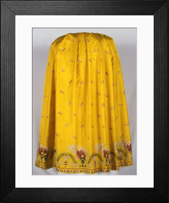 Framed Print : Skirt, France, c. 1785. Creator: Unknown Framed Print : Skirt, France, c. 1785. Creator: Unknown