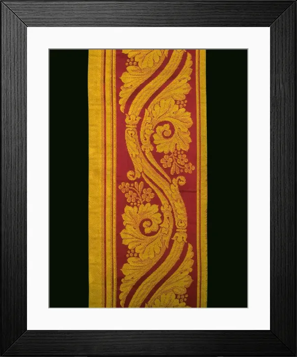 Framed Print : Border, France, Empire period, 1804  /  14. Creator: Unknown