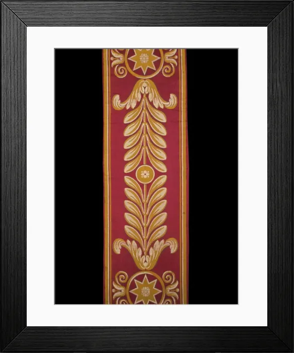 Framed Print : Border, France, Empire period, 1804 / 14. Creator: Unknown Framed Print : Border, France, Empire period, 1804 / 14. Creator: Unknown