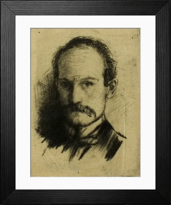 Framed Print : Portrait of the Artist, 1902. Creator: Donald Shaw MacLaughlan Framed Print : Portrait of the Artist, 1902. Creator: Donald Shaw MacLaughlan