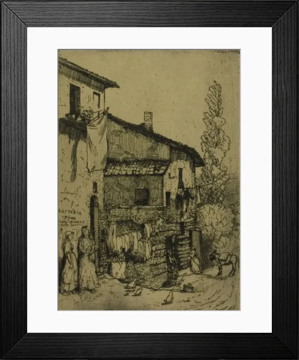 Framed Print : Siena, 1905. Creator: Donald Shaw MacLaughlan Framed Print : Siena, 1905. Creator: Donald Shaw MacLaughlan