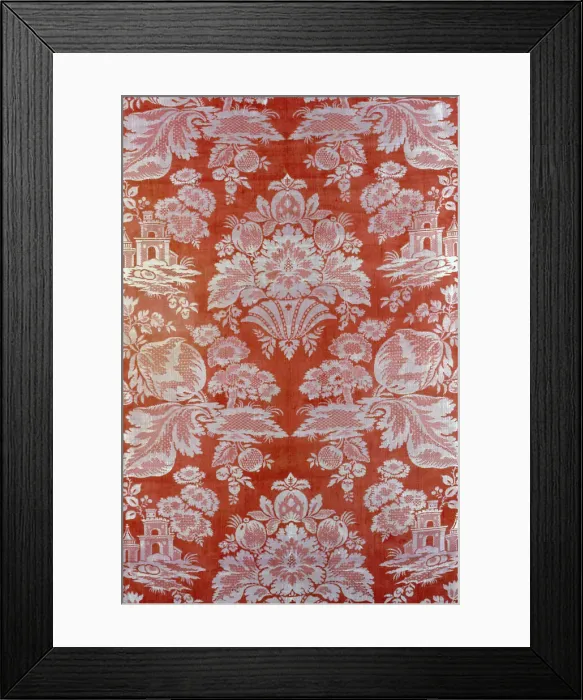 Framed Print : Panel, France, c. 1740. Creator: Unknown Framed Print : Panel, France, c. 1740. Creator: Unknown