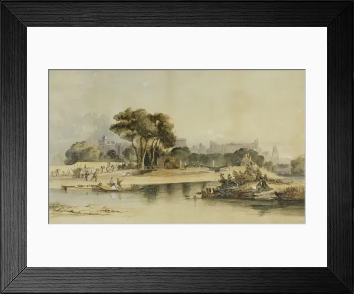 Framed Print : Environs of Windsor Castle, n. d. Creator: Thomas Shotter Boys Framed Print : Environs of Windsor Castle, n. d. Creator: Thomas Shotter Boys