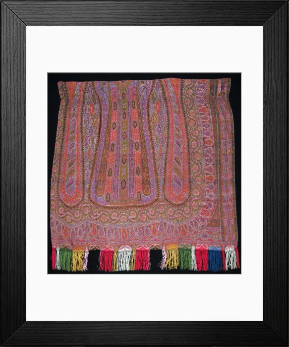 Framed Print : Shawl, England, Late 19th century. Creator: Unknown Framed Print : Shawl, England, Late 19th century. Creator: Unknown