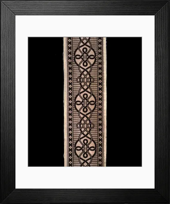 Framed Print : Border, England, 19th century. Creator: Unknown Framed Print : Border, England, 19th century. Creator: Unknown