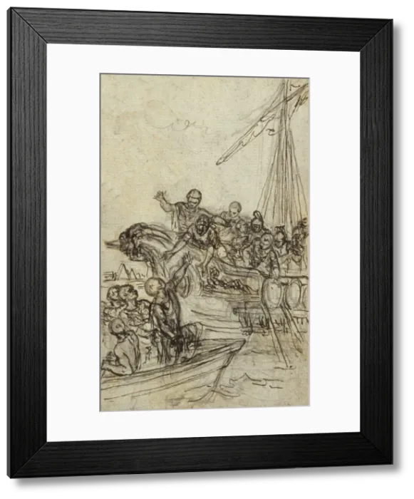 Framed Print : Study for Lucains La Pharsale, Canto VIII, c. 1766 Framed Print : Study for Lucains La Pharsale, Canto VIII, c. 1766