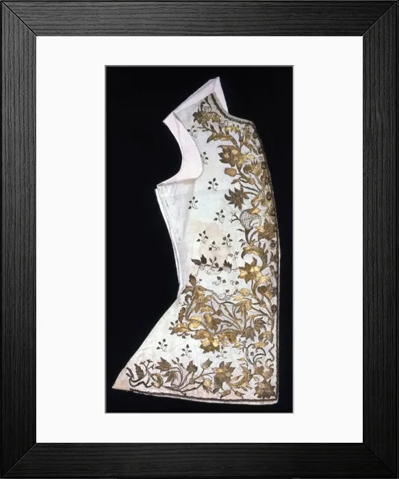 Framed Print : Waistcoat, England, 1700 / 25. Creator: Unknown Framed Print : Waistcoat, England, 1700 / 25. Creator: Unknown