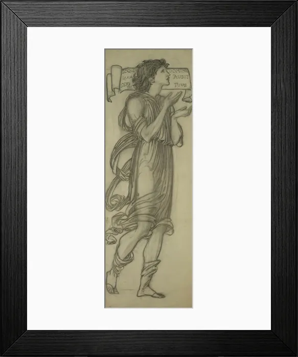 Framed Print : Samuel (Cartoon for Lady Chapel east window), March 1872 Framed Print : Samuel (Cartoon for Lady Chapel east window), March 1872