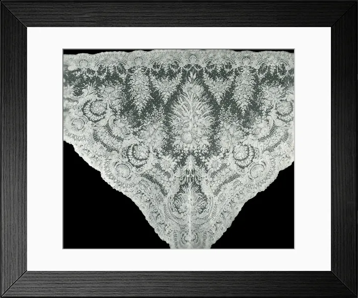 Framed Print : Half Shawl, England, 1860s. Creator: Unknown Framed Print : Half Shawl, England, 1860s. Creator: Unknown