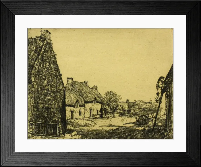 Framed Print : Luscanen, Brittany, 1906. Creator: Donald Shaw MacLaughlan Framed Print : Luscanen, Brittany, 1906. Creator: Donald Shaw MacLaughlan