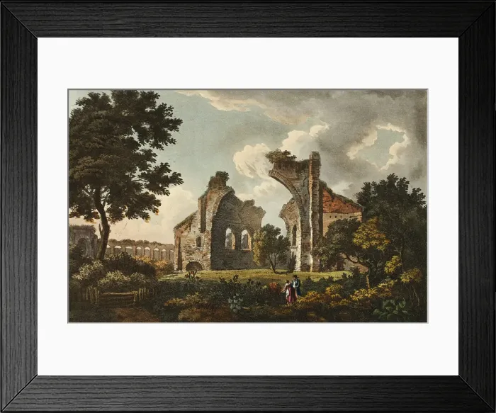 Framed Print : Temple of Venus and Cupid, plate twelve from the Ruins of Rome, published March 23, 1798 Framed Print : Temple of Venus and Cupid, plate twelve from the Ruins of Rome, published March 23, 1798