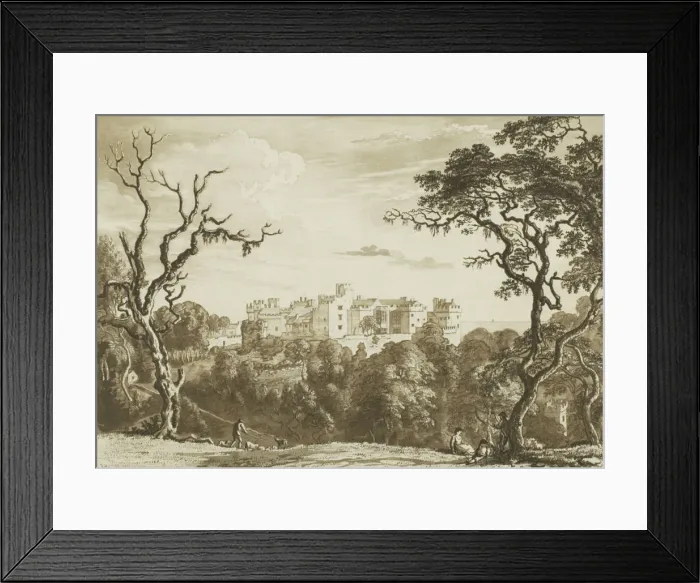 Framed Print : Twelve Views... in South Wales (First Welsh Set), 1775. Creator: Paul Sandby Framed Print : Twelve Views... in South Wales (First Welsh Set), 1775. Creator: Paul Sandby