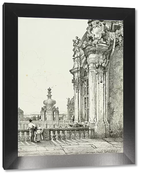 Zwinger Palace, Dresden, 1833. Creator: Samuel Prout