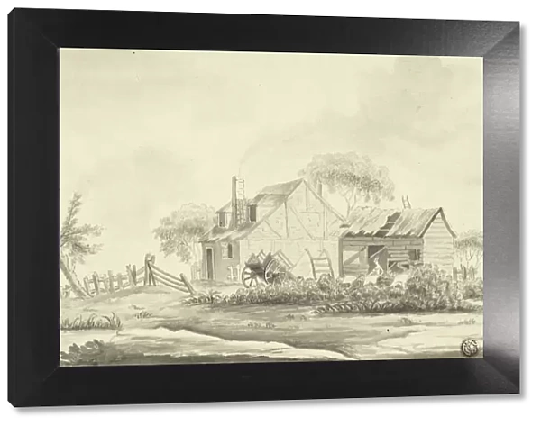 Farmhouse, c. 1770. Creator: Paul Sandby