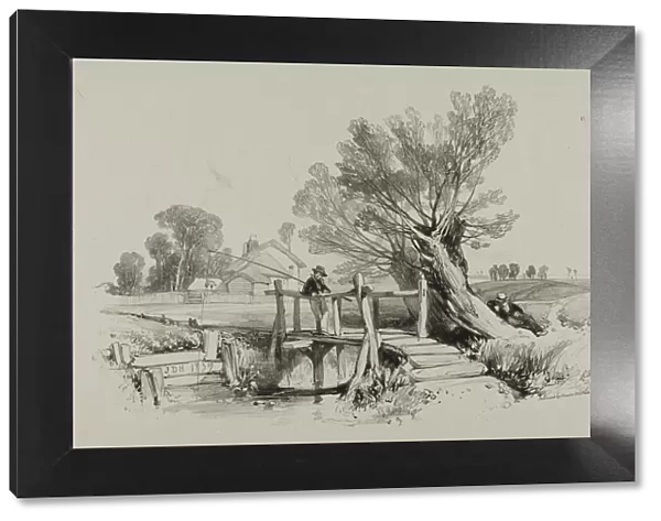 Landscape with Boy Fishing, n. d. Creator: James Duffield Harding