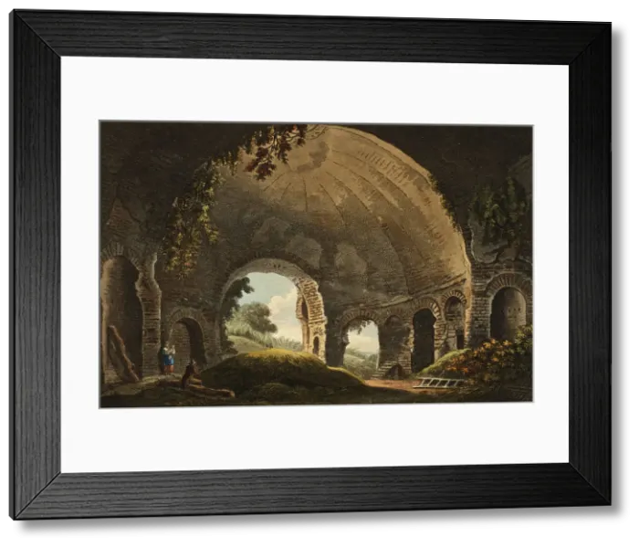 Framed Print : Temple of Venus, plate thirty-eight from the Ruins of Rome, published February 1, 1798