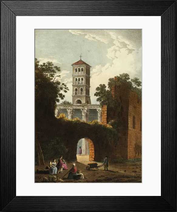 Framed Print : Arch of Pantani, plate thirty-seven from the Ruins of Rome, published January 17, 1797 Framed Print : Arch of Pantani, plate thirty-seven from the Ruins of Rome, published January 17, 1797