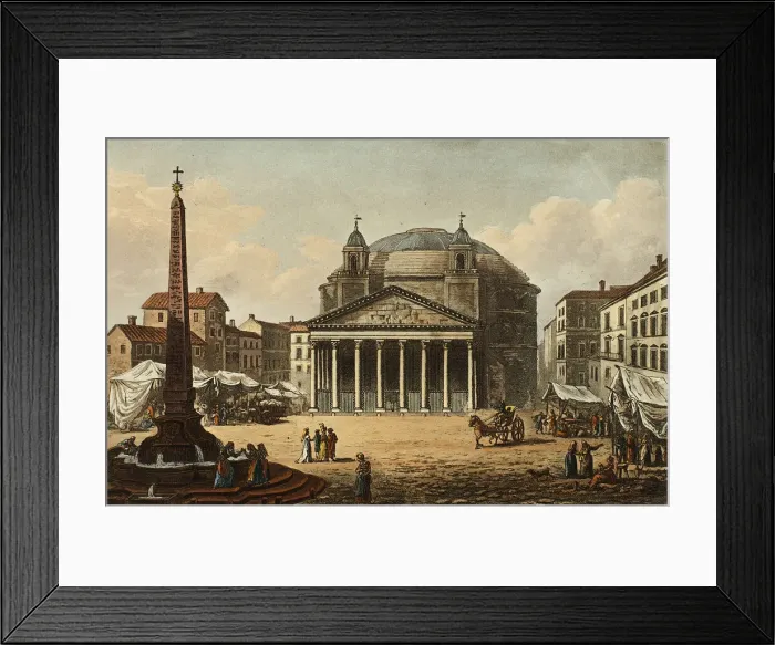 Framed Print : The Pantheon, plate twenty-six from the Ruins of Rome, published June 9, 1798 Framed Print : The Pantheon, plate twenty-six from the Ruins of Rome, published June 9, 1798
