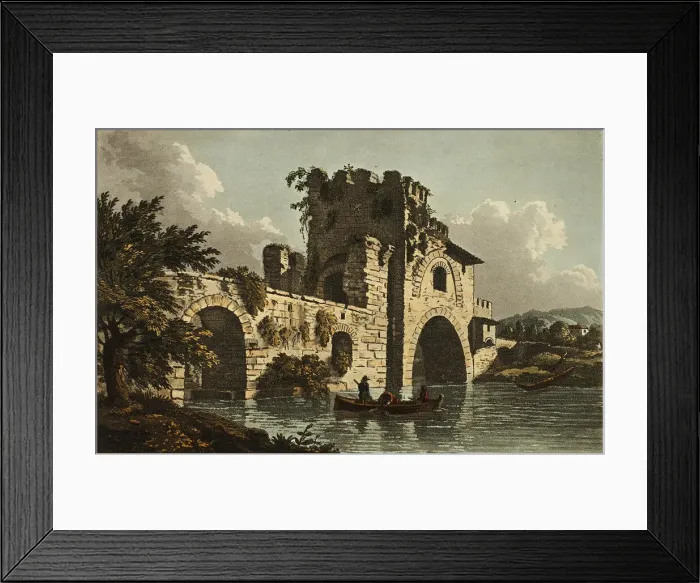 Framed Print : Ponte Nomentano, plate twenty-seven from Ruins of Rome, published March 28, 1798 Framed Print : Ponte Nomentano, plate twenty-seven from Ruins of Rome, published March 28, 1798