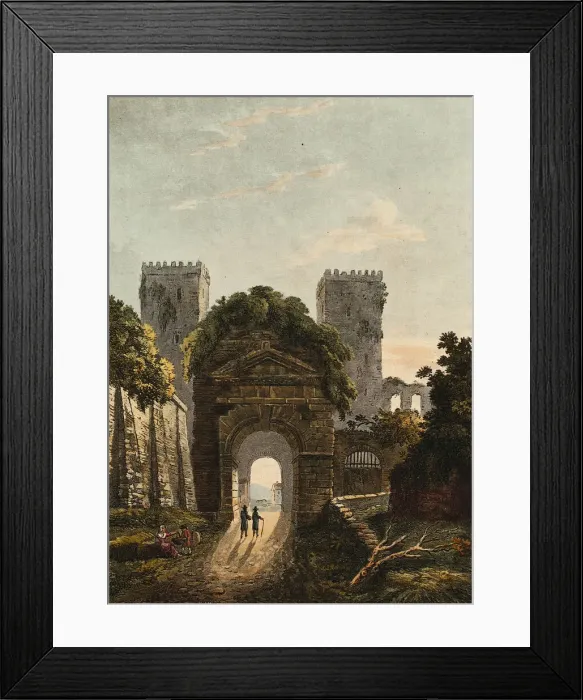 Framed Print : The Gate of St. Sebastian, plate seventeen from the Ruins of Rome, published March 1 Framed Print : The Gate of St. Sebastian, plate seventeen from the Ruins of Rome, published March 1