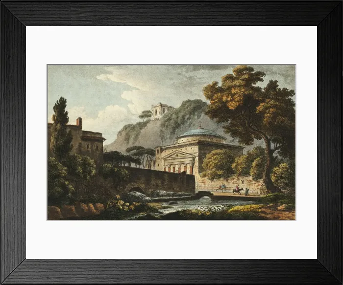 Framed Print : Church of St. Andrew, plate eighteen from the Ruins of Rome, published October 11, 1796 Framed Print : Church of St. Andrew, plate eighteen from the Ruins of Rome, published October 11, 1796