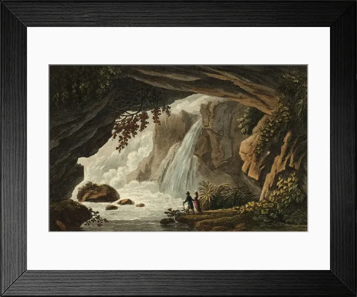 Framed Print : Grotto of Neptune, plate twenty-three from the Ruins of Rome, published February 1, 1798 Framed Print : Grotto of Neptune, plate twenty-three from the Ruins of Rome, published February 1, 1798