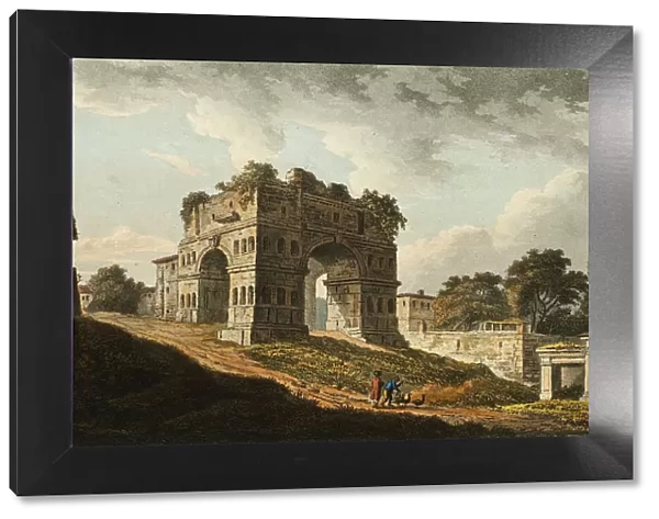 Januss Arch, plate twenty from the Ruins of Rome, published December 6, 1796