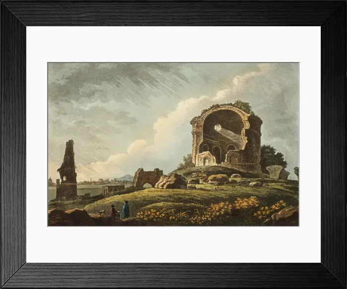 Framed Print : Temple of Hope, plate twenty-four from the Ruins of Rome, published February 1, 1798 Framed Print : Temple of Hope, plate twenty-four from the Ruins of Rome, published February 1, 1798
