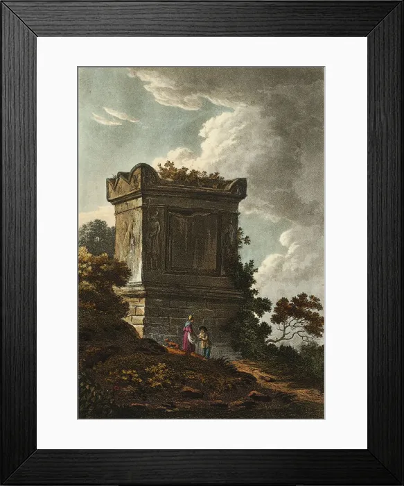 Framed Print : Tomb of Nero, plate 7 from the Ruins of Rome, published December 6, 1796