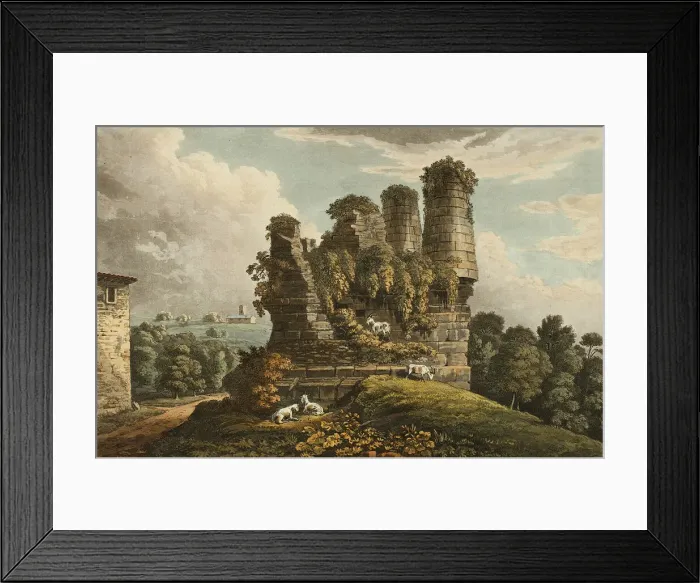 Framed Print : Tomb of Horath, plate six from the Ruins of Rome, published March 28, 1798 Framed Print : Tomb of Horath, plate six from the Ruins of Rome, published March 28, 1798