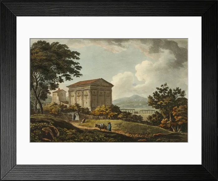 Framed Print : Temple of the God Rediculus, plate five from the Ruins of Rome Temple of the God Framed Print : Temple of the God Rediculus, plate five from the Ruins of Rome Temple of the God