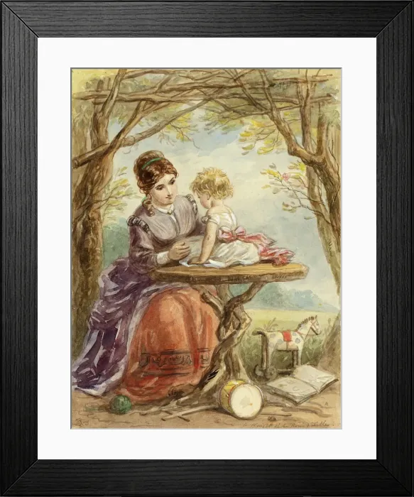 Framed Print : A Knight of the Round Table, n. d. Creator: Hablot Knight Browne Framed Print : A Knight of the Round Table, n. d. Creator: Hablot Knight Browne