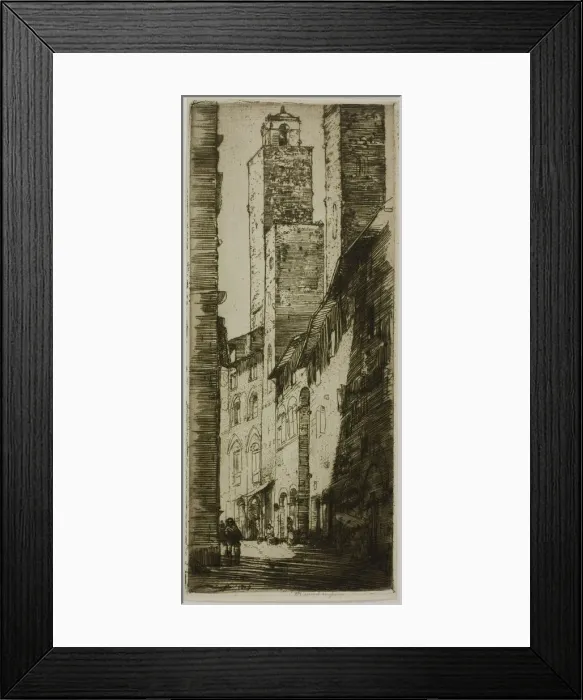 Framed Print : The Towers, 1909. Creator: Donald Shaw MacLaughlan Framed Print : The Towers, 1909. Creator: Donald Shaw MacLaughlan